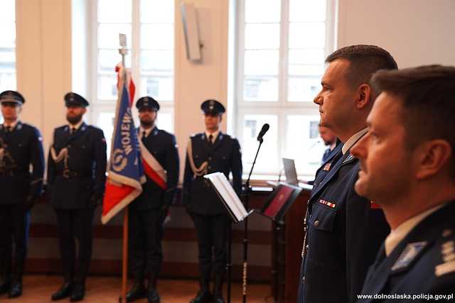 [FOTO/WIDEO] Nowi policjanci zasilili jednostki na terenie Dolnego Śląska