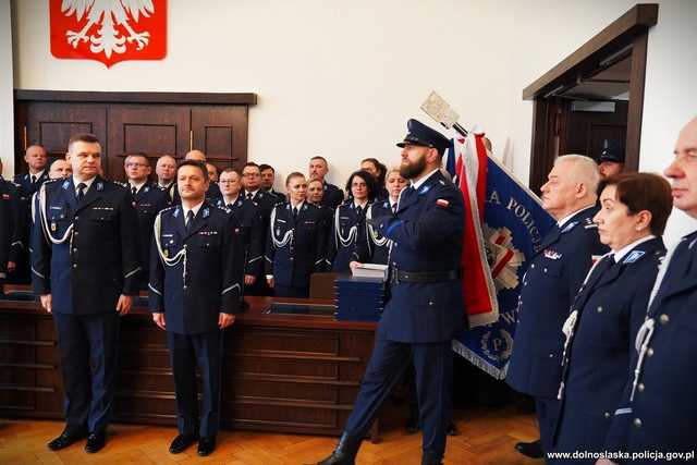 [FOTO/WIDEO] Nowi policjanci zasilili jednostki na terenie Dolnego Śląska