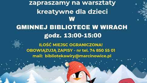 Ferie zimowe z biblioteką w Wirach