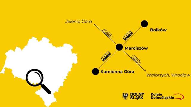 Koleje Dolnośląskie zapowiadają uruchomienie połączeń autobusowych. Załapał się również nasz powiat [MAPA]