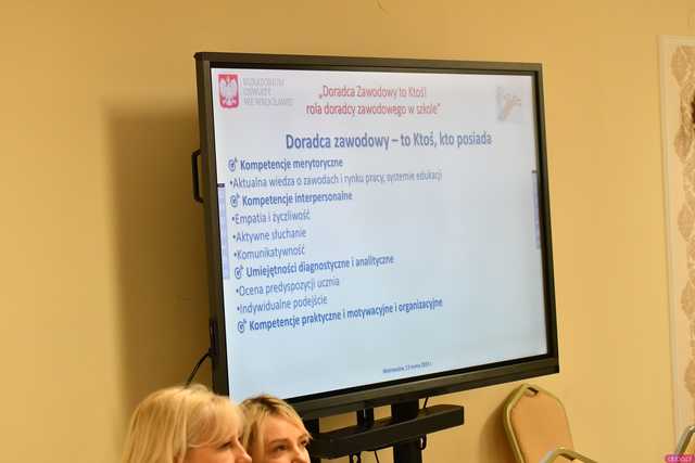 [FOTO] Szkolni doradcy zawodowi z 4 powiatów spotkali się w ZSCKR w Mokrzeszowie