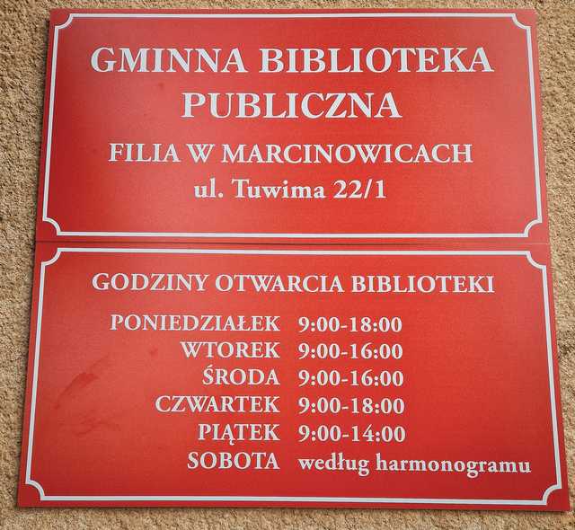 [FOTO] Od środy otwarta będzie nowa filia biblioteki CKB w Marcinowicach