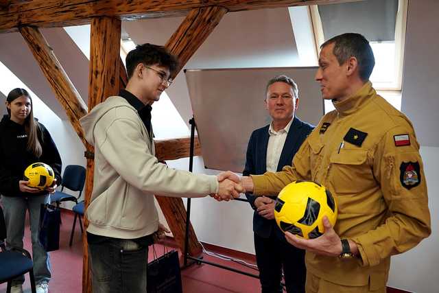Michał Fornal laureatem gminnych eliminacji w konkursie Młodzież zapobiega pożarom
