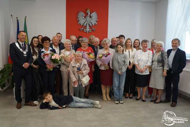 [FOTO] Cztery pary z gminy Jaworzyna Śląska świętowały Złote Gody i otrzymały pamiątkowe medale