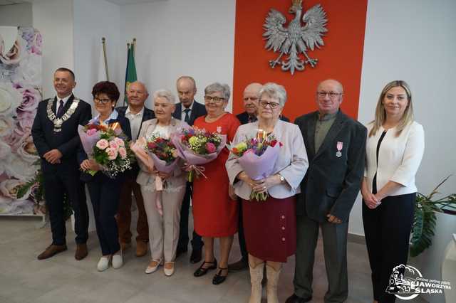 [FOTO] Cztery pary z gminy Jaworzyna Śląska świętowały Złote Gody i otrzymały pamiątkowe medale