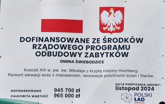 [FOTO] Będzie remont w kościele św. Mikołaja w Świebodzicach