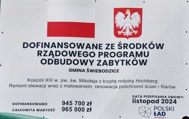 [FOTO] Będzie remont w kościele św. Mikołaja w Świebodzicach