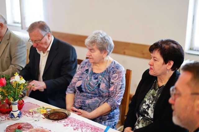 Śniadanie wielkanocne u emerytów 