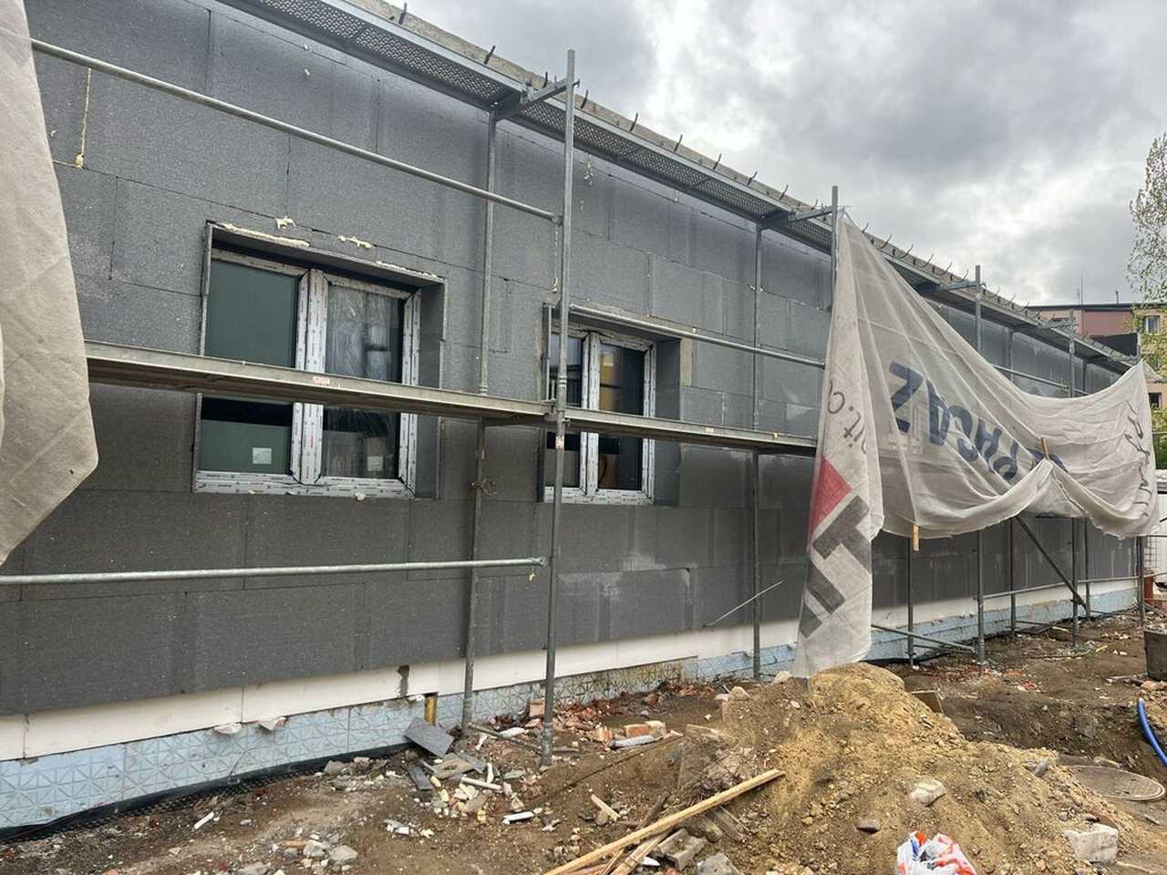 [FOTO] Trwają prace  przy żłobku na Osiedlu Sudeckim w Świebodzicach