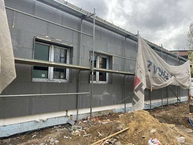 [FOTO] Trwają prace  przy żłobku na Osiedlu Sudeckim w Świebodzicach