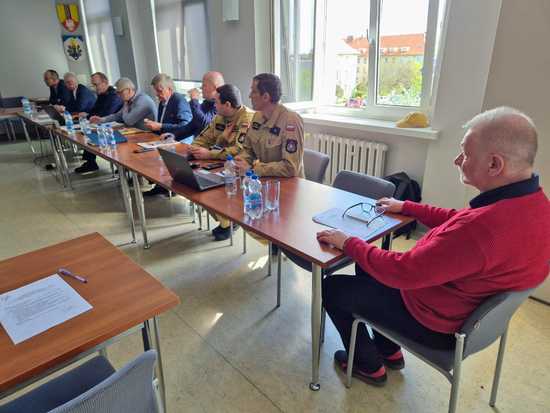 [FOTO] Za nami wspólne posiedzenie Komisji Bezpieczeństwa i Porządku oraz Powiatowego Zespołu Zarządzania Kryzysowego