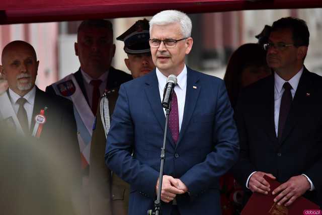 [WIDEO/FOTO] W Strzegomiu upamiętnili 234. rocznicę uchwalenia Konstytucji 3 Maja
