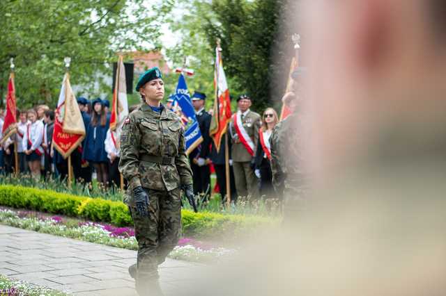 [WIDEO/FOTO] W Strzegomiu upamiętnili 234. rocznicę uchwalenia Konstytucji 3 Maja