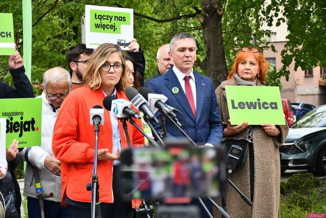 [WIDEO/FOTO] Wicemarszałek Magdalena Biejat spotkała się z mieszkańcami i poruszyła bieżące kwestie polityczne i gospodarcze
