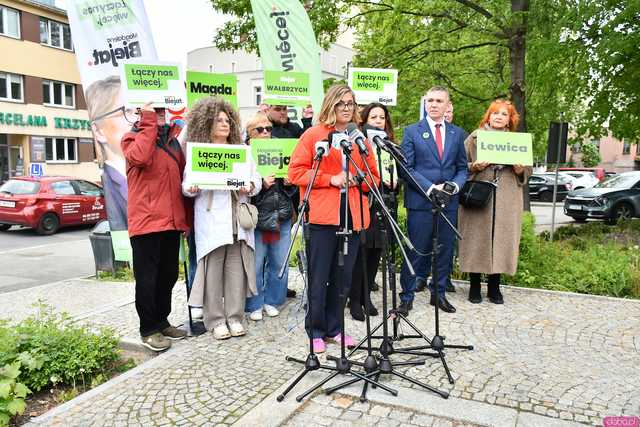 [WIDEO/FOTO] Wicemarszałek Magdalena Biejat spotkała się z mieszkańcami i poruszyła bieżące kwestie polityczne i gospodarcze