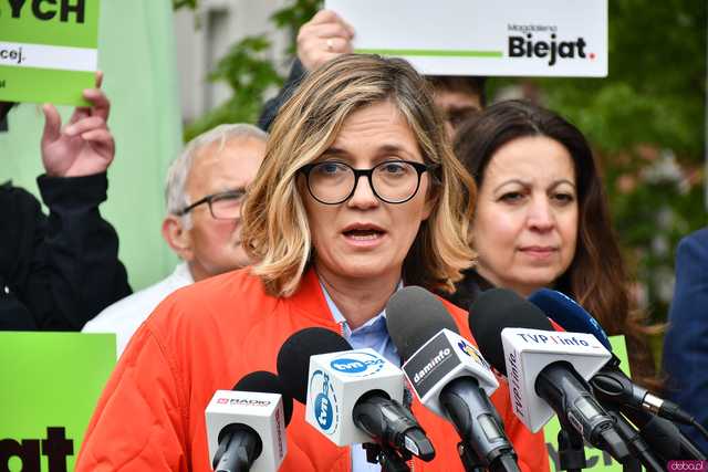 [WIDEO/FOTO] Wicemarszałek Magdalena Biejat spotkała się z mieszkańcami i poruszyła bieżące kwestie polityczne i gospodarcze