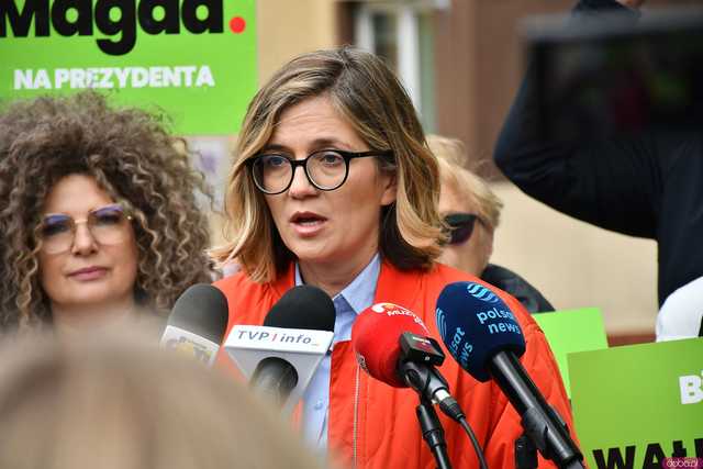 [WIDEO/FOTO] Wicemarszałek Magdalena Biejat spotkała się z mieszkańcami i poruszyła bieżące kwestie polityczne i gospodarcze