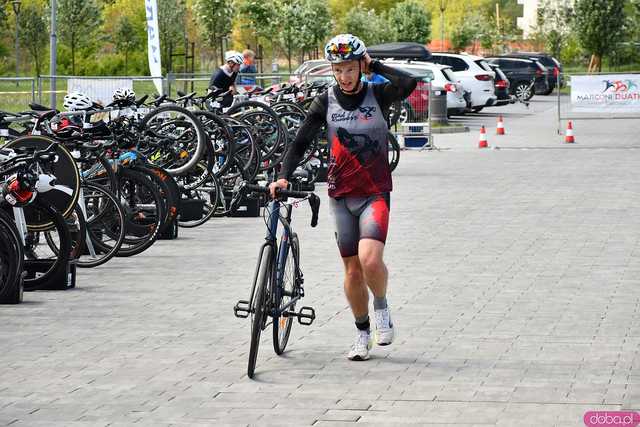 [DUŻO ZDJĘĆ] Bieg na przemian z jazdą na rowerze. Marconi Duathlon Świdnica wystartował po raz kolejny!