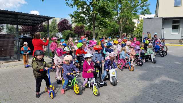 [FOTO] Rowerowy maj w Przedszkolu Słoneczko