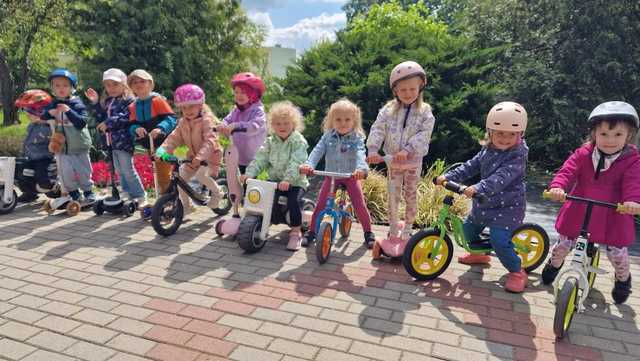 [FOTO] Rowerowy maj w Przedszkolu Słoneczko