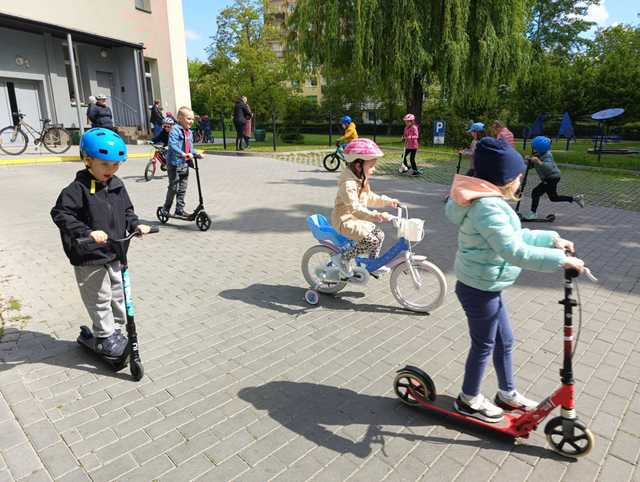 [FOTO] Rowerowy maj w Przedszkolu Słoneczko