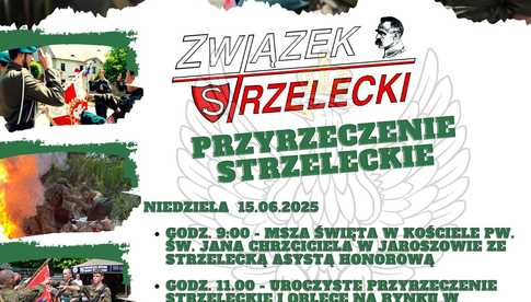15.06, Strzegom: Przyrzeczenie Strzeleckie Związku Strzeleckiego Oddział Strzegom