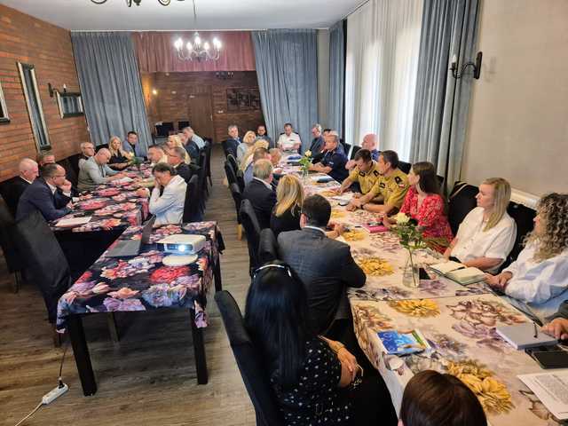 [FOTO] Za nami wspólne posiedzenie Komisji Bezpieczeństwa oraz ZZK w powiecie świdnickim