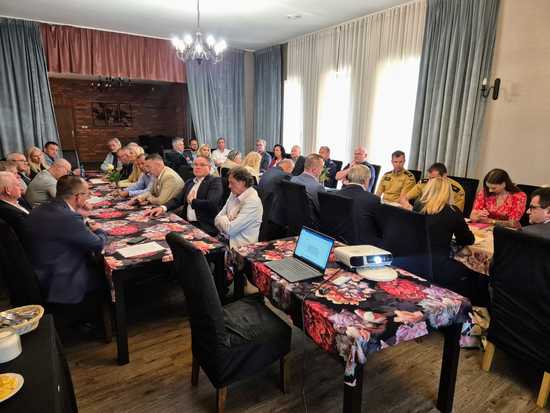 [FOTO] Za nami wspólne posiedzenie Komisji Bezpieczeństwa oraz ZZK w powiecie świdnickim