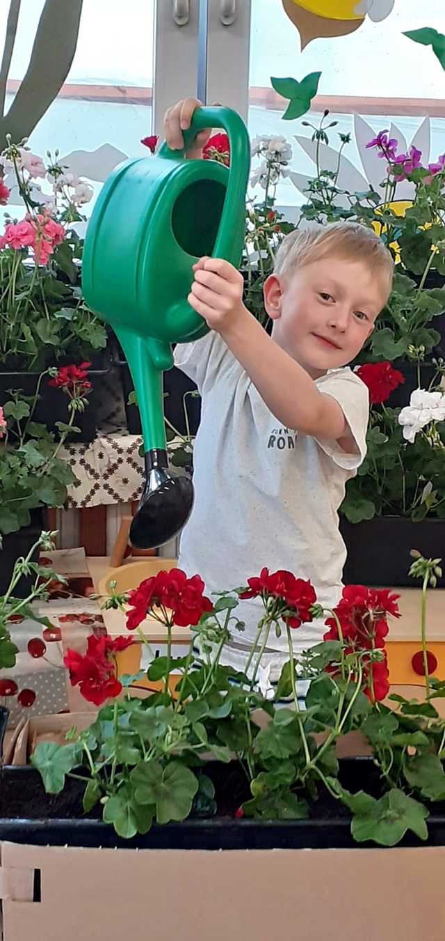 Zielony zakątek w „Bajkowej Dolince” w Pszennie 