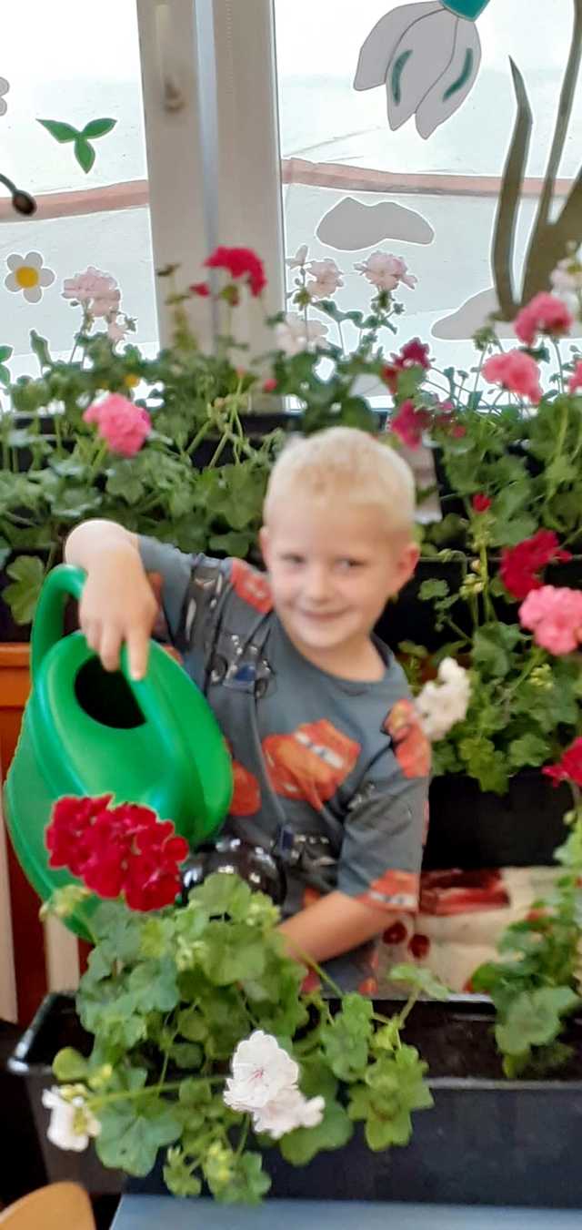 Zielony zakątek w „Bajkowej Dolince” w Pszennie 