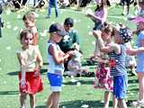 [WIDEO/FOTO] Tysiące baniek, mydlana wyspa i mnóstwo dobrej zabawy. Trwa 8. Mydlany Park Festiwal w Żarowie