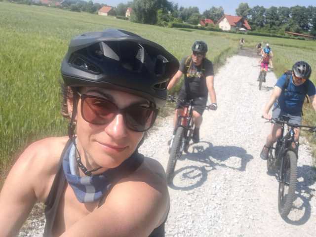 [FOTO] Przejechali nową trasą rowerową Czarna Świdnica