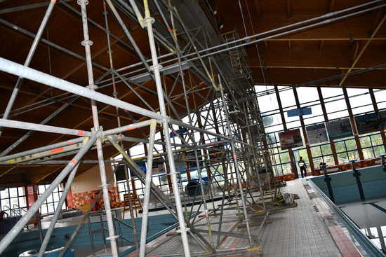 [FOTO] Trwa modernizacja Wodnego Centrum Rekreacji i Hali Sportowej w Świebodzicach 