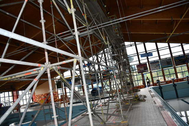 [FOTO] Trwa modernizacja Wodnego Centrum Rekreacji i Hali Sportowej w Świebodzicach 
