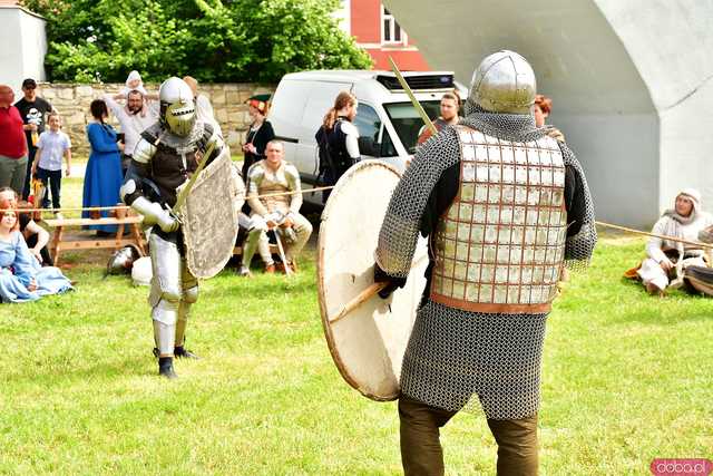 [FOTO] Rycerskie pojedynki, turniej szachowy i pokaz ognia. Ruszył XII Turniej Rycerski w Strzegomiu