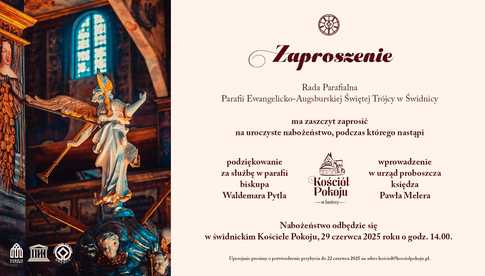 29.06, Świdnica: Uroczyste nabożeństwo - podziękowanie za posługę dla bp W. Pytla i wprowadzenie w urząd nowego proboszcza