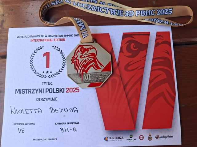 [FOTO] Żarowscy łucznicy z medalami na VI Mistrzostwach Polski 3D w Łucznictwie Myśliwskim