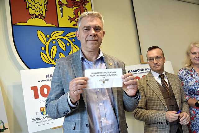 Komunikat prasowy: Znamy zwycięzców loterii „ROZLICZ PIT W GMINIE ŚWIDNICA” 