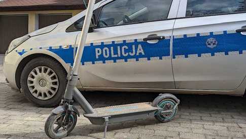 Nocna jazda na podwójnym gazie. 20-latek zatrzymany na hulajnodze w centrum miasta