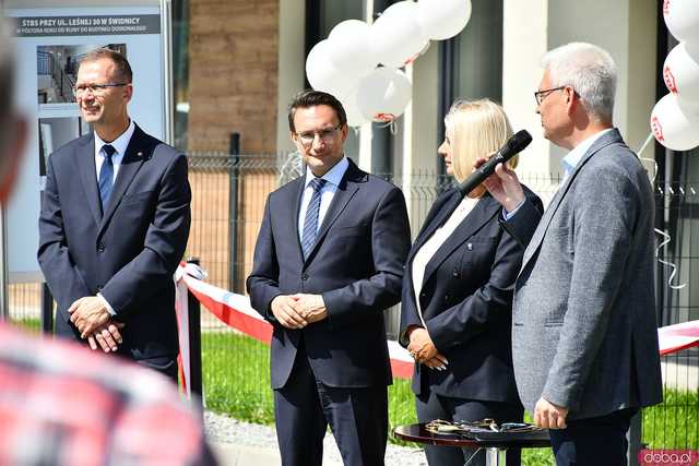 [FOTO] Uroczyste otwarcie nowego budynku TBS. Powstało tam 28 mieszkań dla świdniczan