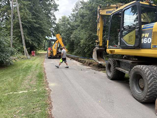 Trwa remont sieci wodociągowej w Serwinowie