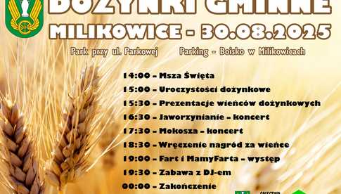 30.08, Milikowice: Dożynki Gminne