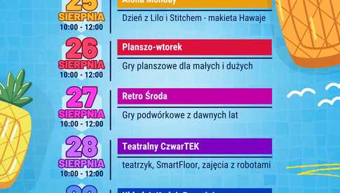 25-29.08, Świebodzice: Wakacjada w Oddziale Dziecięcym Biblioteki