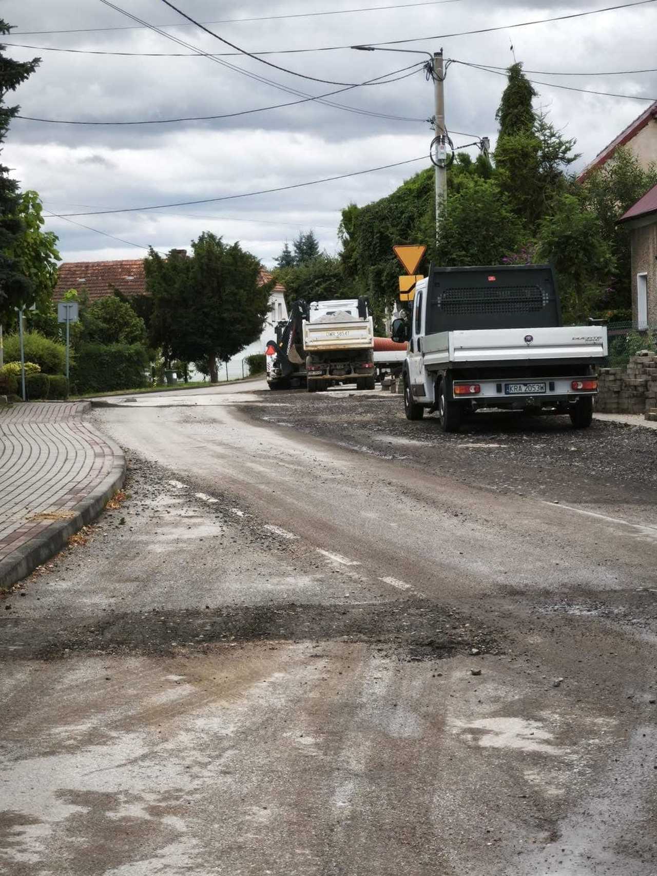 [FOTO] Trwa budowa kanalizacji w Śmiałowicach