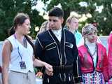 [WIDEO/FOTO] Występy zagranicznych zespołów podczas Śniadania na Trawie w Forcie Gaj. Ruszył 33. Międzynarodowy Festiwal Folkloru