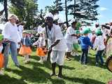 [WIDEO/FOTO] Występy zagranicznych zespołów podczas Śniadania na Trawie w Forcie Gaj. Ruszył 33. Międzynarodowy Festiwal Folkloru
