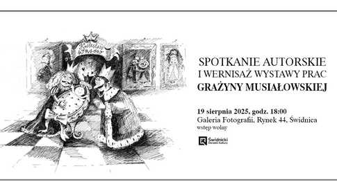 19.08, Świdnica: Spotkanie autorskie i wernisaż wystawy prac Grażyny Musiałowskiej 