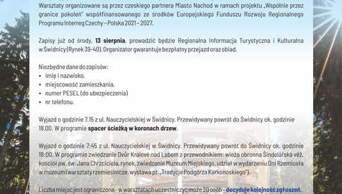 Bezpłatna wyprawa do Jańskich Łaźni