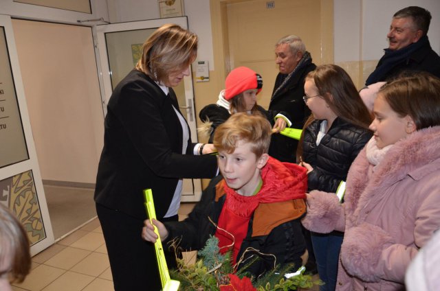 Uczniowie Szkoły z Klasą z wizytą w Starostwie