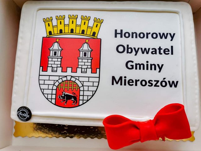 Wręczenie tytułu Honorowego Obywatela Gminy Mieroszów